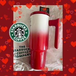 NWT 30 FL OZ STARBUCKS Crimson Fade Cold Cup